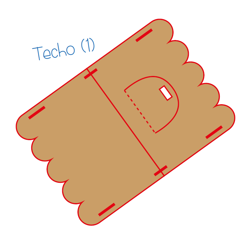 casita chacabuca plano techo